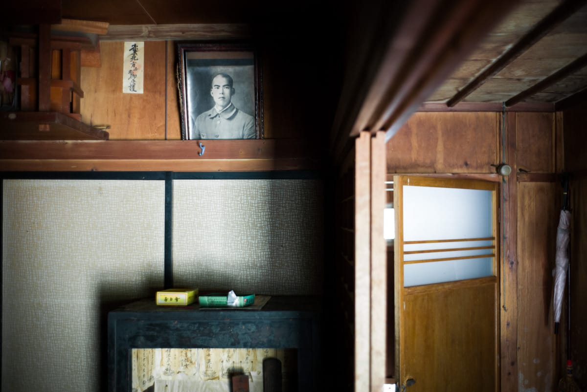 An abandoned Japanese village in the mountains