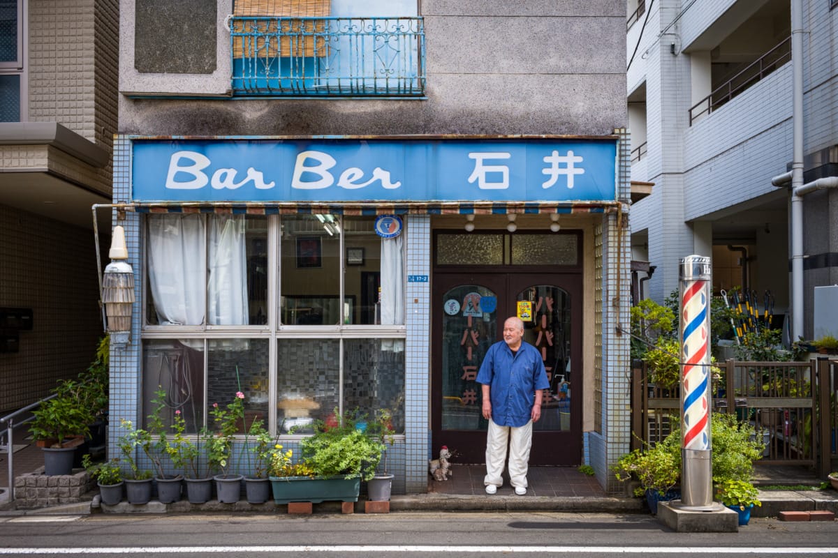 old school Tokyo barber shops