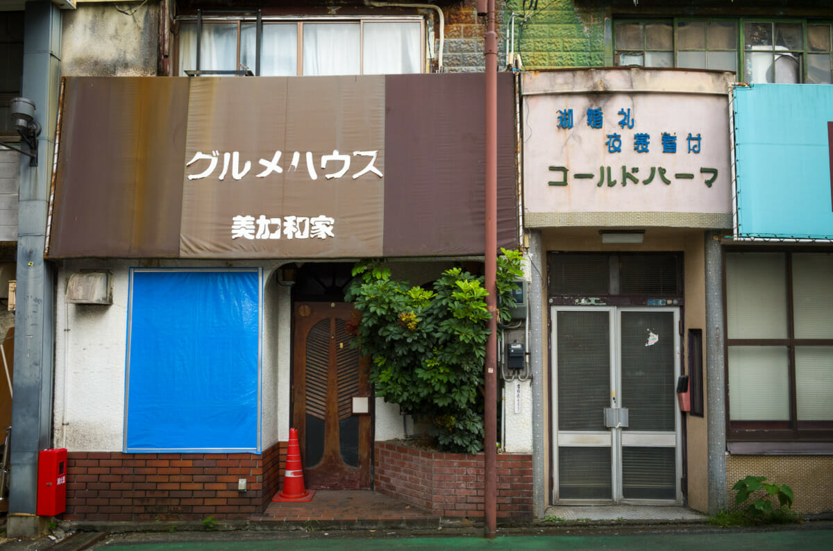 Faded scenes from a few Japanese coastal towns