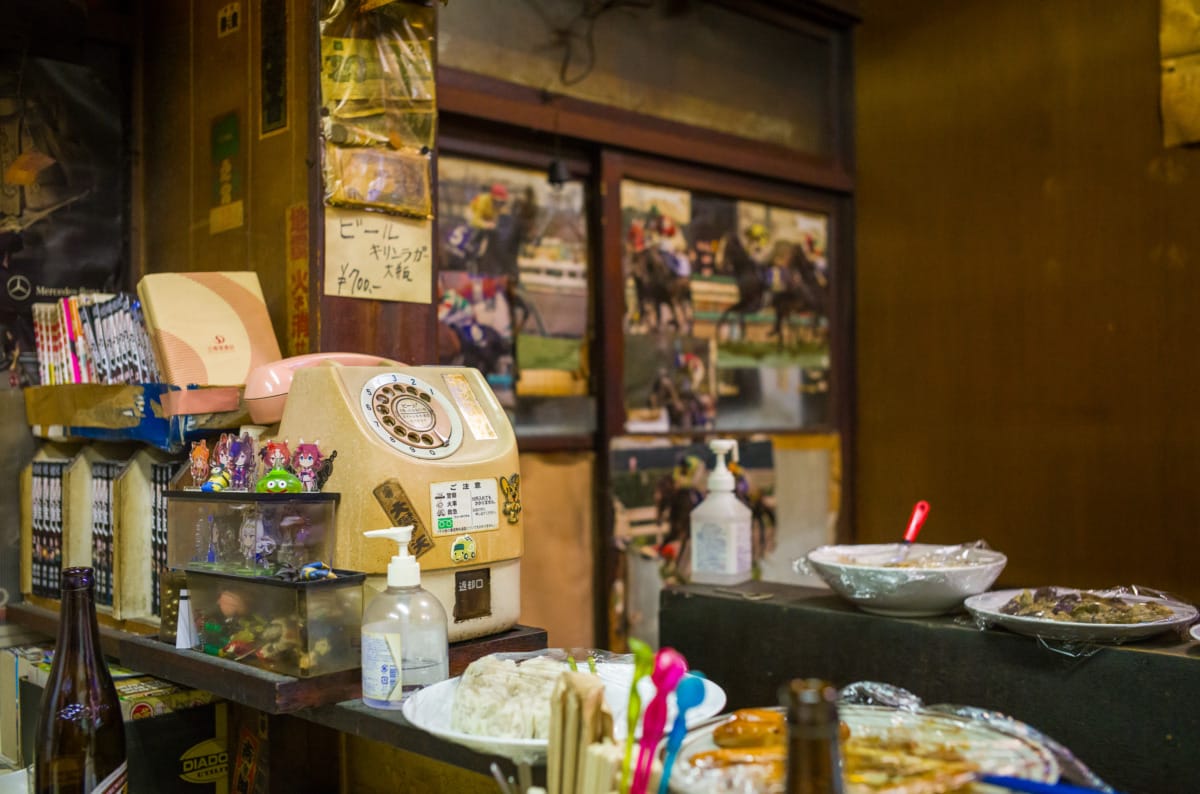 a fabulously grubby little Tokyo bar