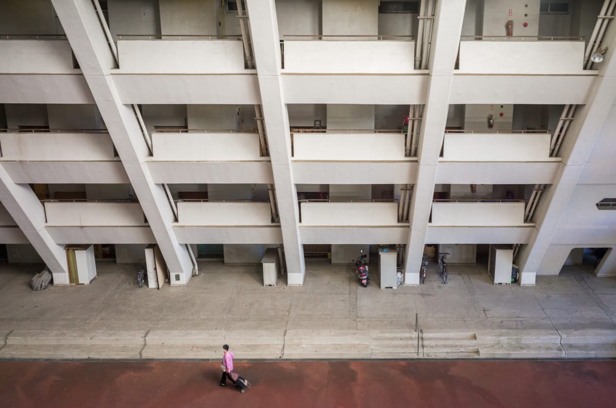 A huge and dated Japanese government housing complex