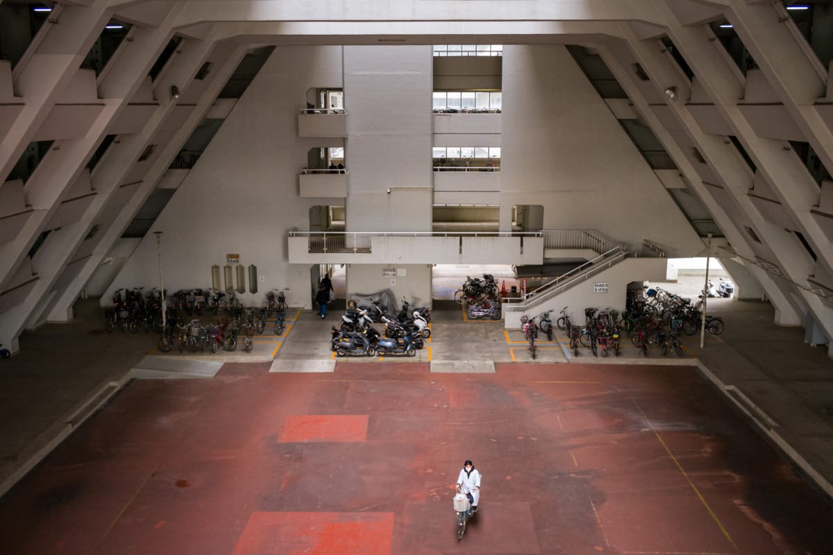 A huge and dated Japanese government housing complex