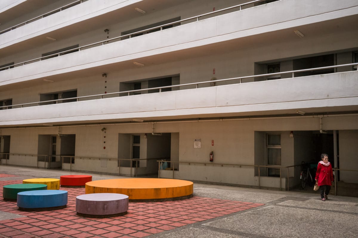 A huge and dated Japanese government housing complex