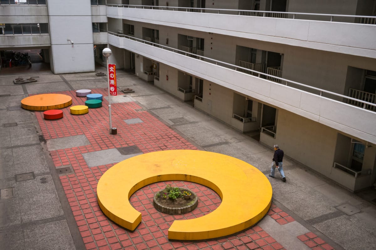 A huge and dated Japanese government housing complex