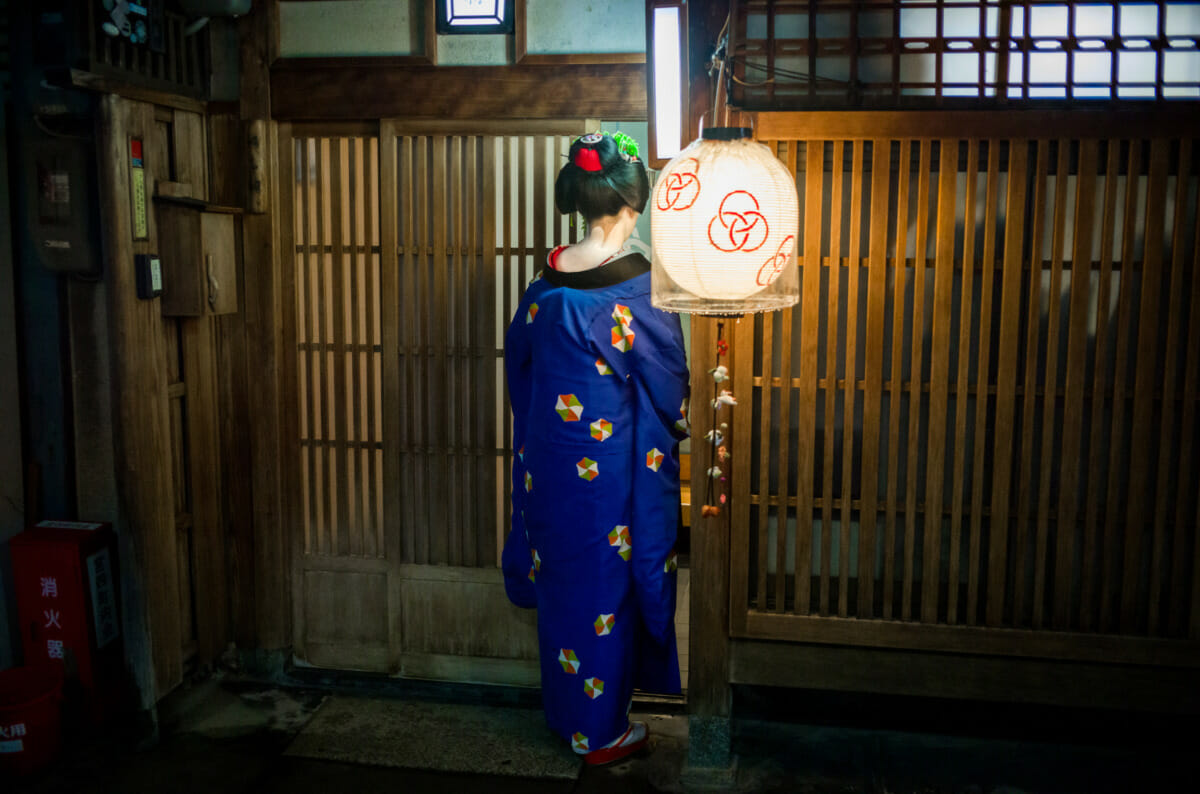 Kyoto old and traditional in the rain