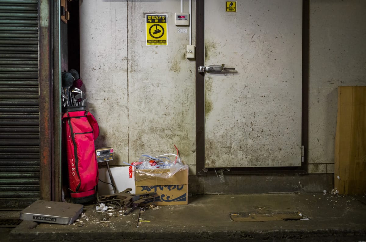 dilapidated and wonderfully dated old Tokyo market