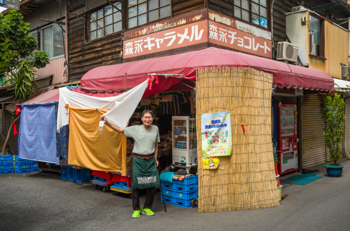 Old and dated Japanese shops of the past still functioning in the present