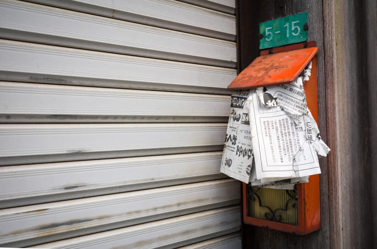 The colours and quiet scenery of a slowly declining Japanese town