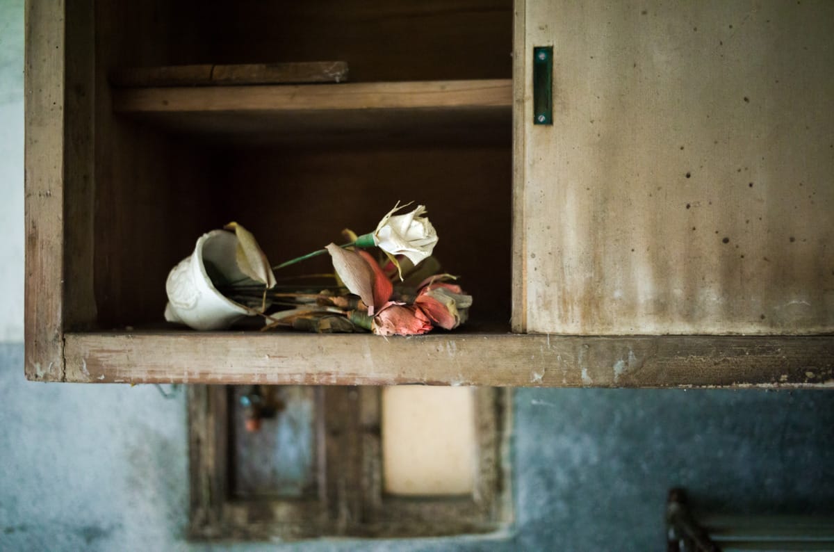 A long abandoned housing complex and the passage of time