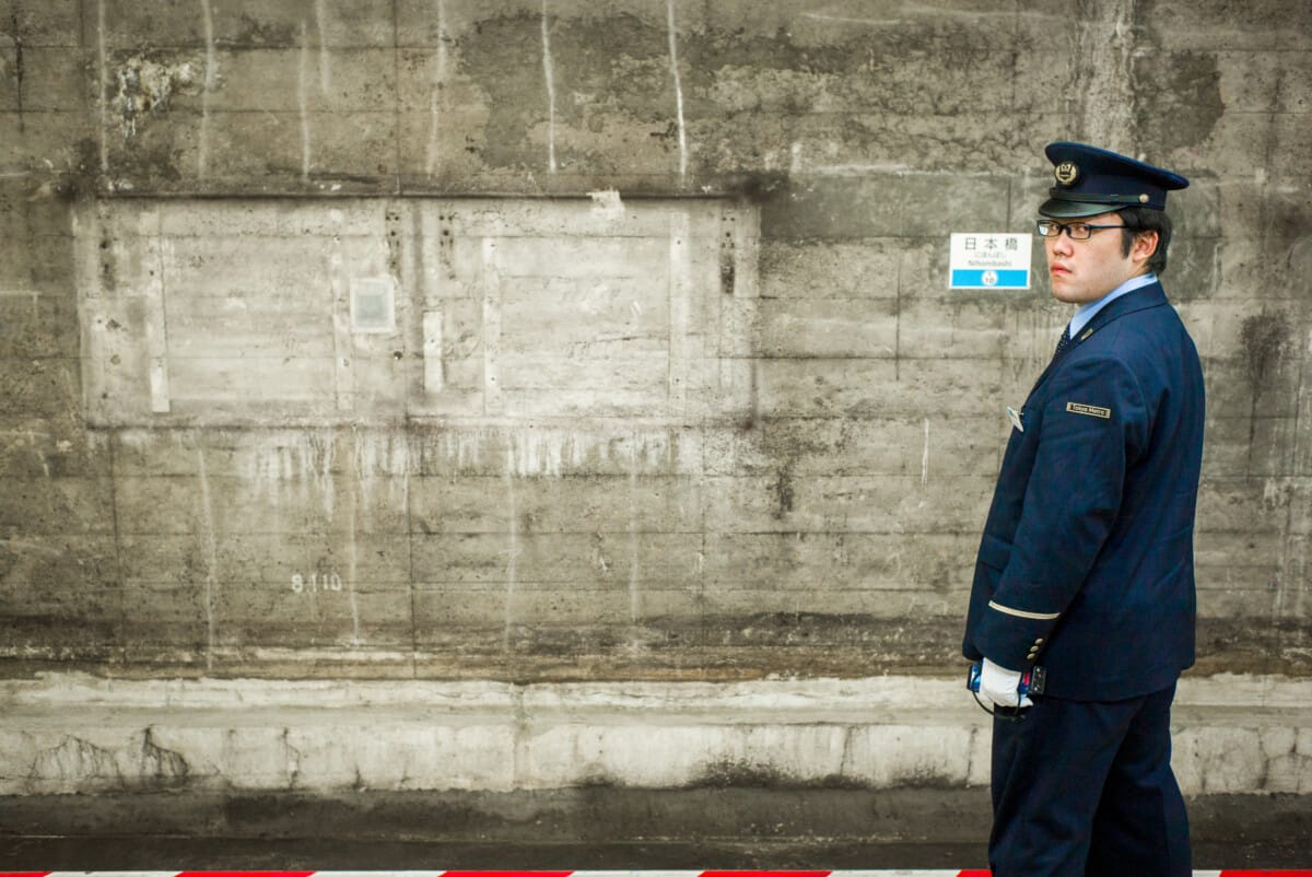 Scenes from Japanese train and subway stations