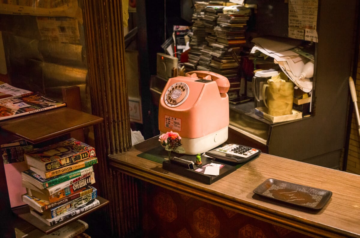 A wonderfully dated old Tokyo coffee shop